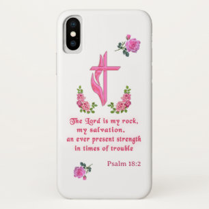 De Heer is mijn rots iPhone X Hoesje