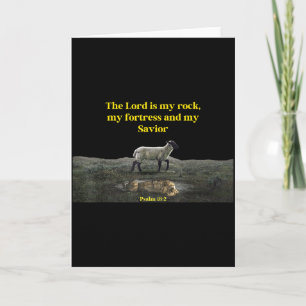 De Heer is mijn Rots Psalm 18_2 - Christelijke Waa Kaart