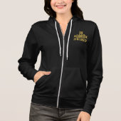 De Heer is mijn schild citaat vrouwen full-zip Hoodie (Voorkant)