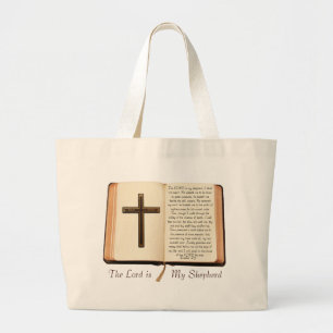 De Heer is Mijn Shepherd Grote Tote Bag