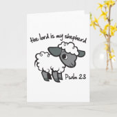 De Heer is mijn Shepherd Kaart (Gele Bloem)