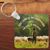 De Heer is mijn Shepherd Key Ring Sleutelhanger (Voorkant)
