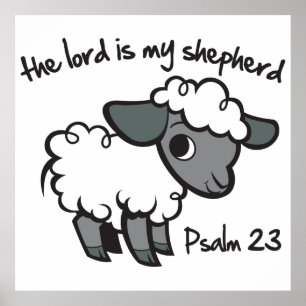 De Heer is mijn Shepherd Poster