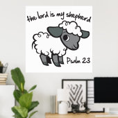 De Heer is mijn Shepherd Poster (Thuiskantoor)