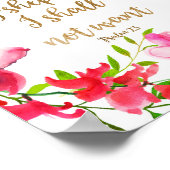 De Heer is mijn Shepherd Psalm 23 Poster (Hoek)