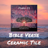 De Heer is mijn Shepherd Psalm 23 Tegeltje