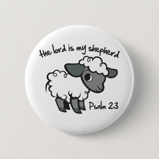 De Heer is mijn Shepherd Ronde Button 5,7 Cm