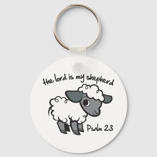 De Heer is mijn Shepherd Sleutelhanger (Voorkant)