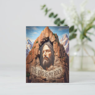 De Heer is mijn steen Briefkaart