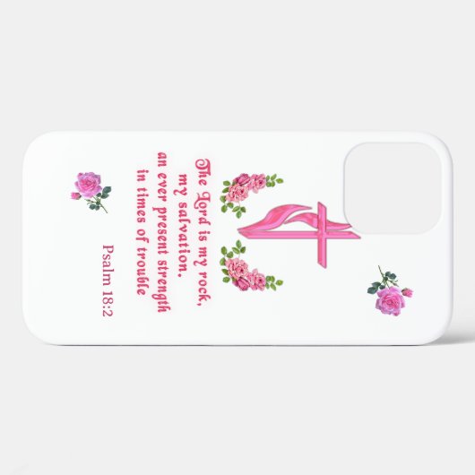 De Heer is mijn steen Case-Mate iPhone Case (Achterkant (horizontaal))