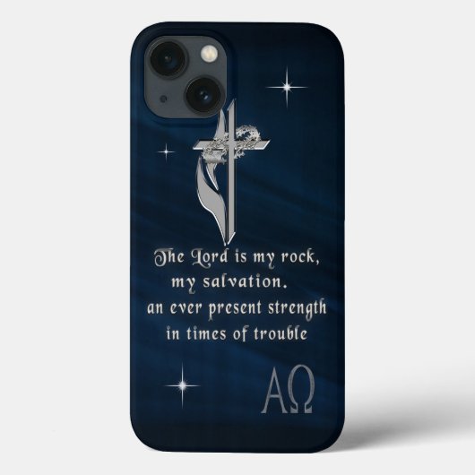 De Heer is mijn steen Case-Mate iPhone Case (Achterkant)