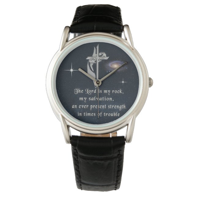 De Heer is mijn steen Horloge (Voorkant)
