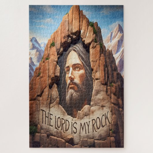 De Heer is mijn steen Legpuzzel (Verticaal)