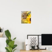 De Heer is mijn Sterkte en Song Bible Verse Poster (Thuiskantoor)