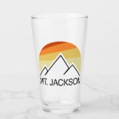 De heer Jackson New Hampshire Retro Glas (Voorkant)