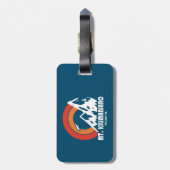 De heer Kilimanjaro Sun Eagle Bagagelabel (Achterkant verticaal)