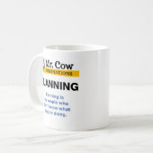 de heer Koe Mok-planning Koffiemok (Voorkant links)