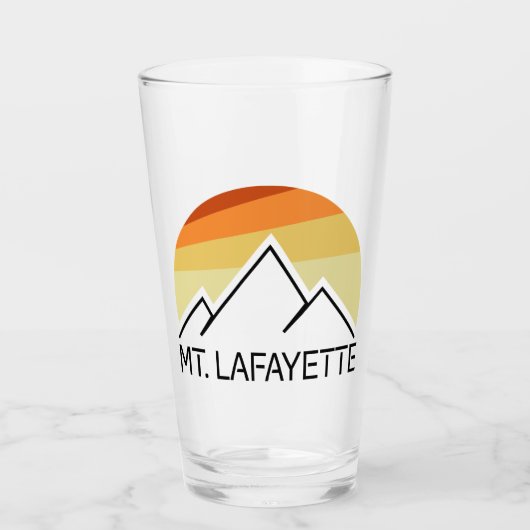 De heer Lafayette New Hampshire Retro Glas (Voorkant)