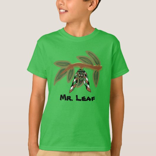 de heer Leaf Kinder T-Shirt (Voorkant)