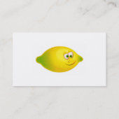 de heer Lemon Visitekaartje (Achterkant)
