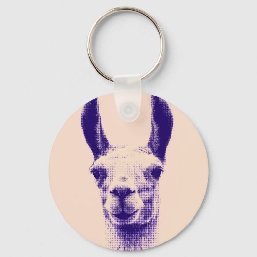 de heer Llama Sleutelhanger (Voorkant)