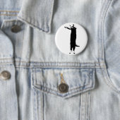 de heer Long Cat Badge Ronde Button 5,7 Cm (In situ)
