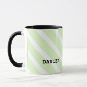 de heer Lucky Custom Name St. Patrick's Day Mok (Links)