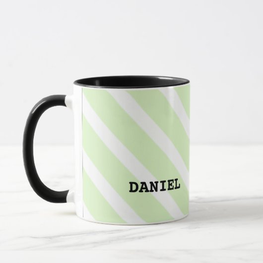 de heer Lucky Custom Name St. Patrick's Day Mok (Links)
