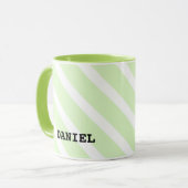 de heer Lucky | Douanenaam St. Patrick's Day Gift Mok (Voorkant links)