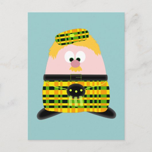 de heer Mac Haggis Briefkaart (Voorkant)