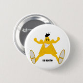 de heer Macho Nacho Ronde Button 5,7 Cm (Voorkant /achterkant)