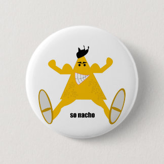 de heer Macho Nacho Ronde Button 5,7 Cm