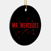 de heer Mercedes Logo Keramisch Ornament (Rechts)
