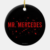 de heer Mercedes Logo Keramisch Ornament (Achterkant)