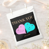 de heer & mevrouw hearts bedankzakje (Geknipt)