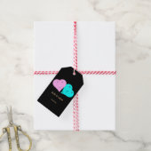 de heer & mevrouw hearts cadeaulabel (Met Touw)
