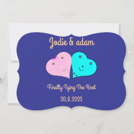 de heer & mevrouw hearts kaart