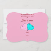 de heer & mevrouw hearts kaart (Achterkant)