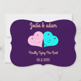 de heer & mevrouw hearts kaart