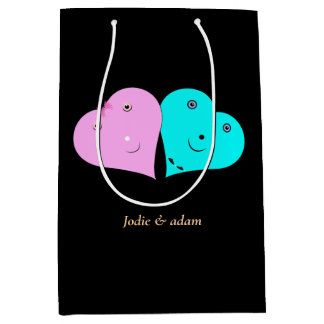 de heer & mevrouw hearts medium cadeauzakje