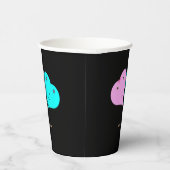 de heer & mevrouw hearts papieren bekers (Rechts)