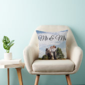 De heer & mevrouw Personalized Afbeelding Pillow Kussen (Stoel)