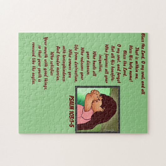 De Heer, mijn ziel Kinderen. Legpuzzel (Horizontaal)