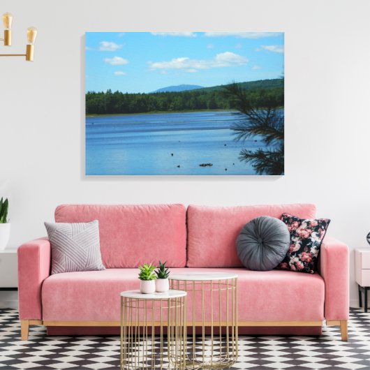 De heer Monadnock Canvas Afdruk (Insitu (Woonkamer))