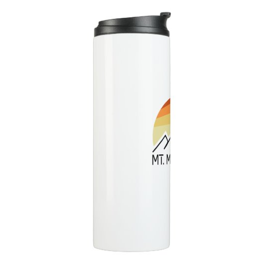 de heer Monadnock New Hampshire Retro Thermosbeker (Gedraaid links)
