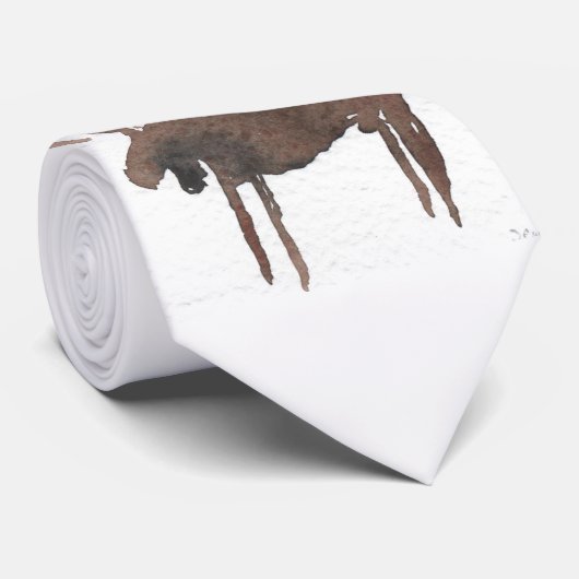 de heer Moose Stropdas (Opgerold)