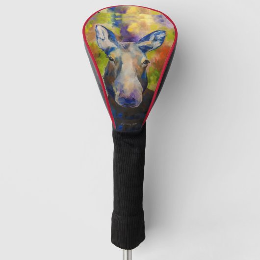 de heer Moosey Moose Golfheadcover (Voorkant)