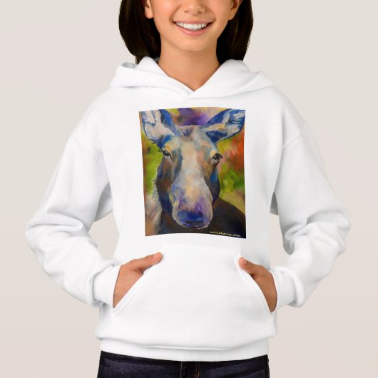 de heer Moosey Moose Hoodie (Voorkant)