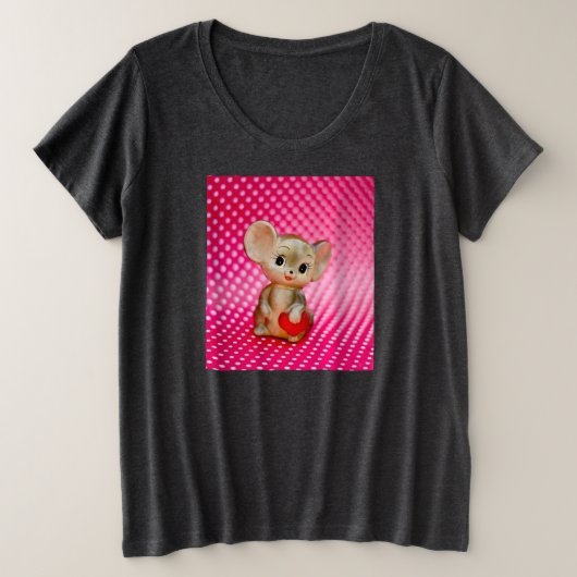 de heer Mouse Grote Maat T-shirt (Design voorkant)