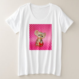 de heer Mouse Grote Maat T-shirt